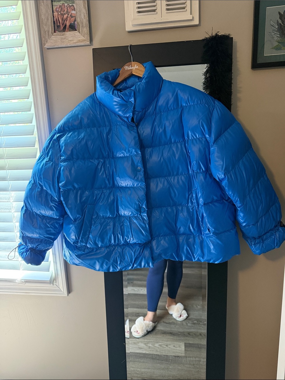Blue Women's Puffer Jacket
